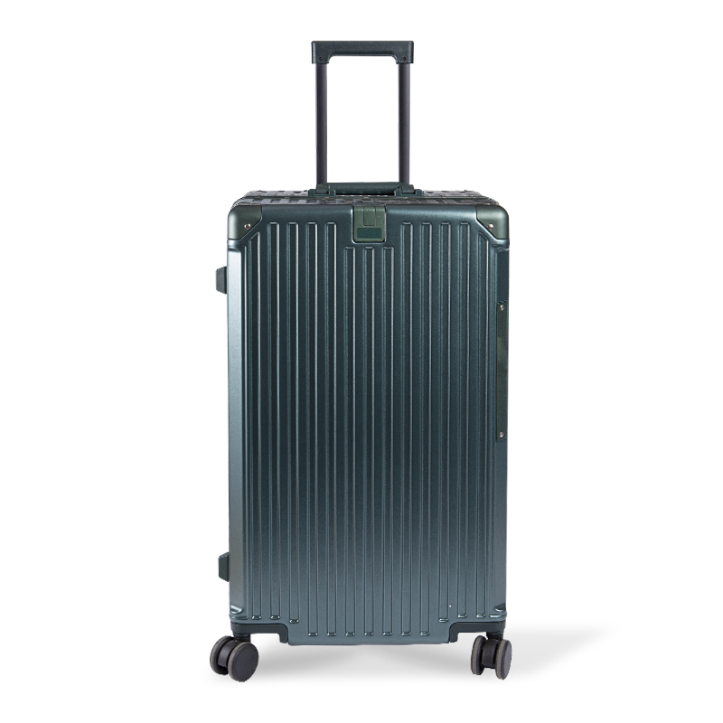 Equipaje de marco de aluminio duradero extra grande con puerto de carga USB para viajes internacionales