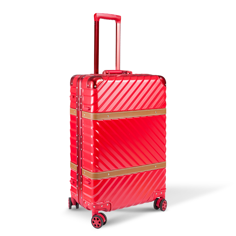Nuevo equipaje de moda vintage de spinner extraíble con ruedas resistentes a los arañazos para hombres y mujeres-ideal para viajar