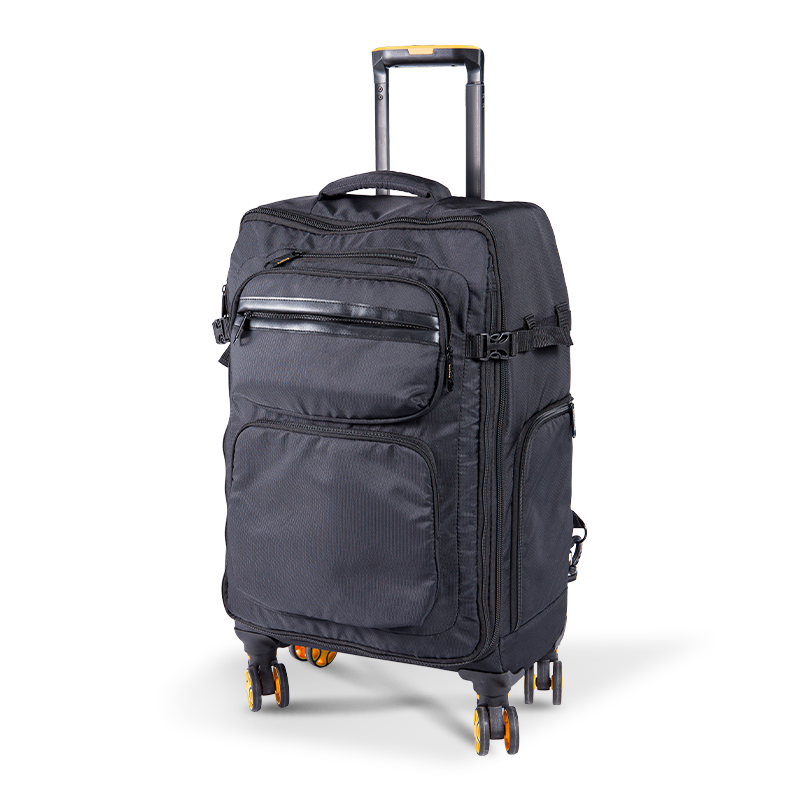Mochila rodante de 18 pulgadas y una maleta de doble uso impermeable de 22 pulgadas