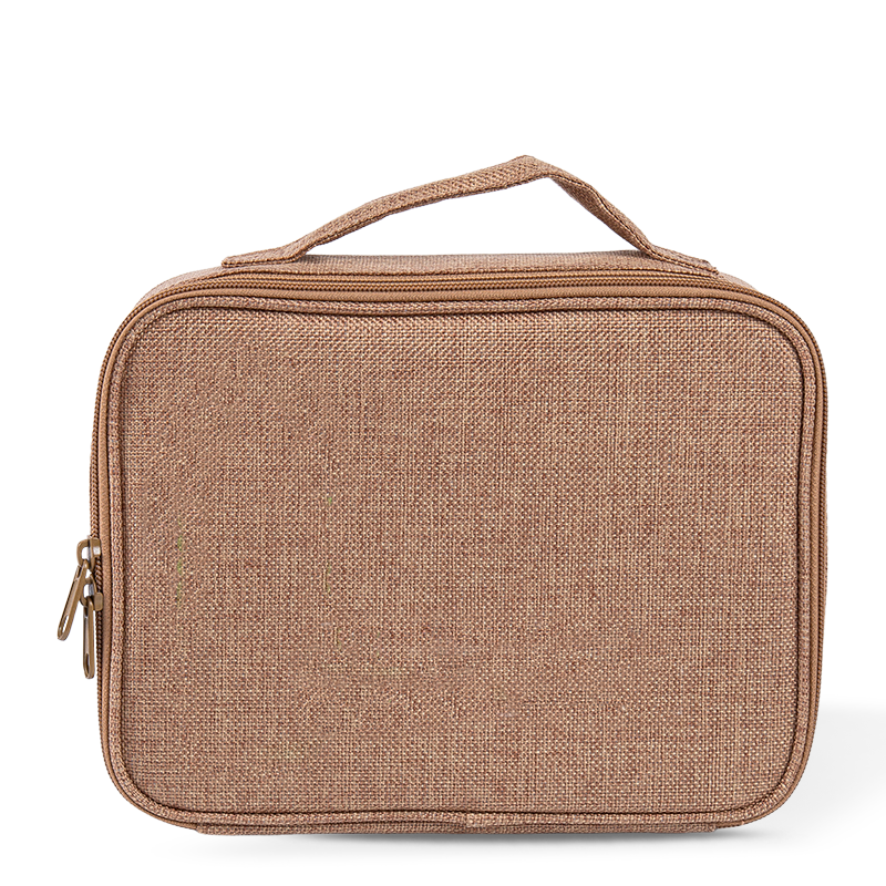 Bolsa de maquillaje de viaje, caja de almacenamiento de maquillaje de tocador y maquillaje de damas, bolsa de almacenamiento tipo colgante