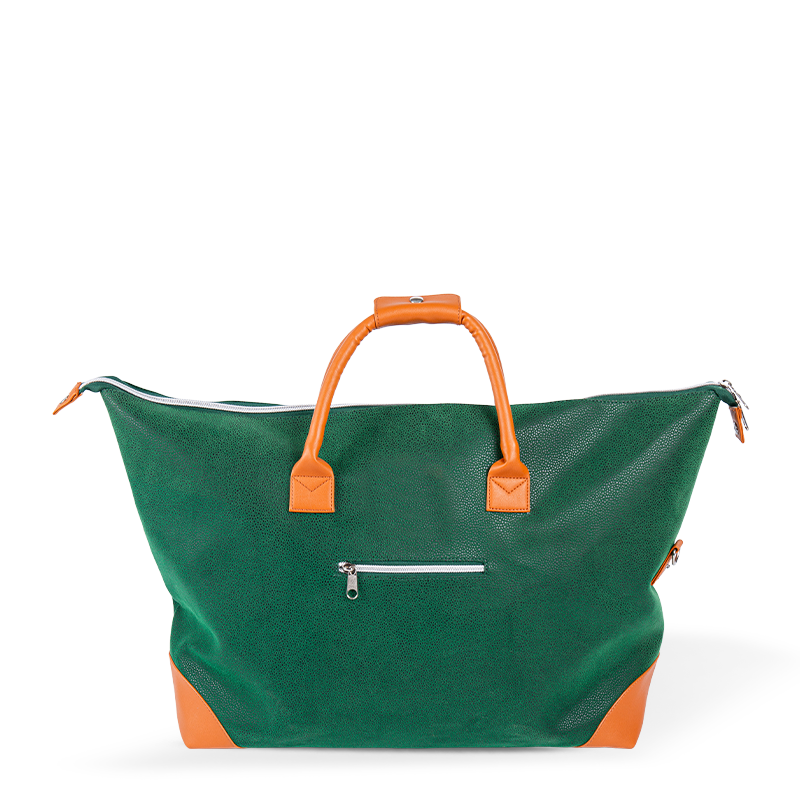 Bolsa de viaje de viaje premium unisex verde completo
