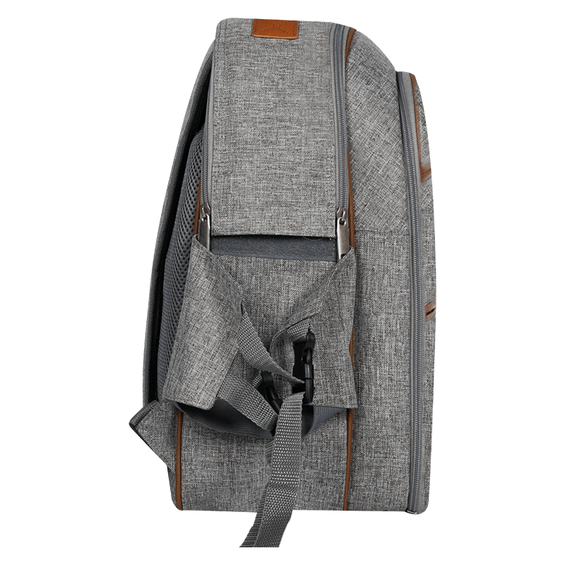 Juego de mochila de picnic de estilo clásico, adecuado para 4 habitaciones con refrigeración aislada, estantes para botellas de vino, mantas de lana, vajilla y envases de alimentos