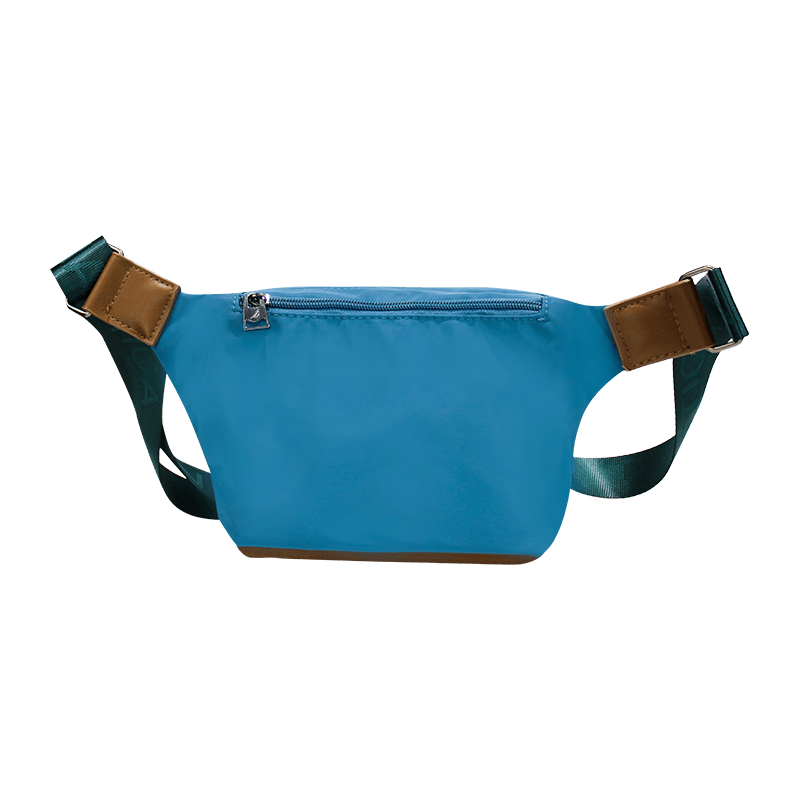 Bolso bandolera de moda con cierre de cremallera, bolsillo lateral, bolso de hombro y pecho