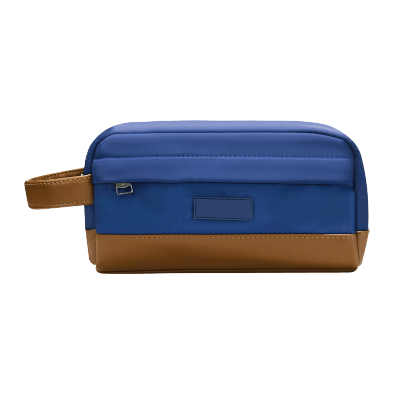 Bolsa de maquillaje de cosméticos de lujo de marca privada, estuche para lápices, logotipo personalizado de maquillaje de viaje para hombre, bolsa de maquillaje de nailon impermeable