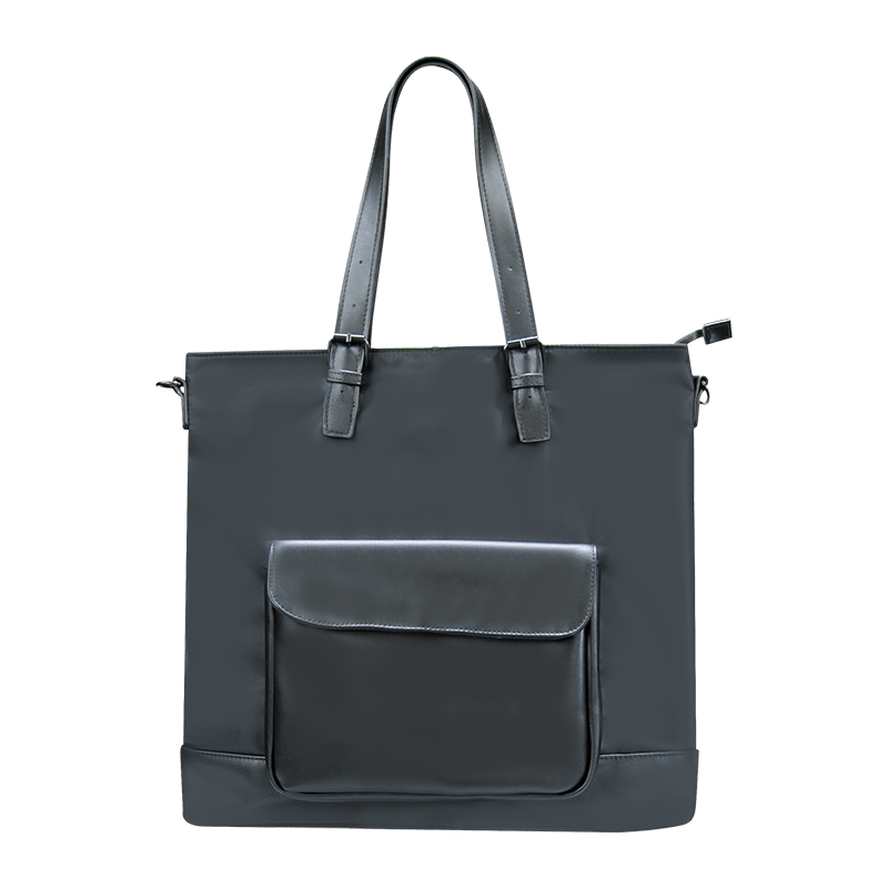 Bolso de mano de piel de nailon de gran capacidad impermeable para viajes de madre y bebé
